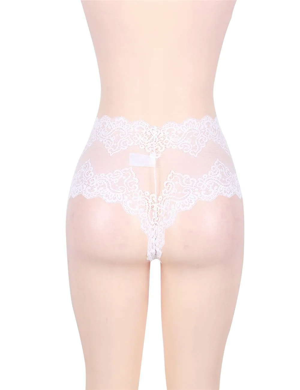 Sexy High Waist Floral Lace Panty