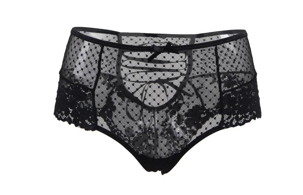 Sexy High Waist Lace Strappy Panty