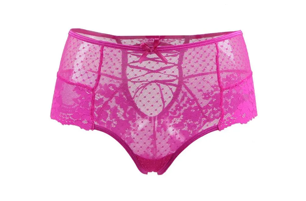 Sexy High Waist Lace Strappy Panty