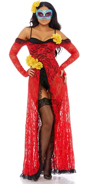 Sexy Reina De Muerte Day of the Dead Costume