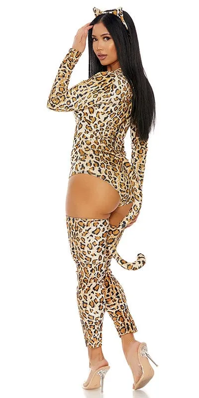 Sexy Wild Cat Leopard Halloween Costume