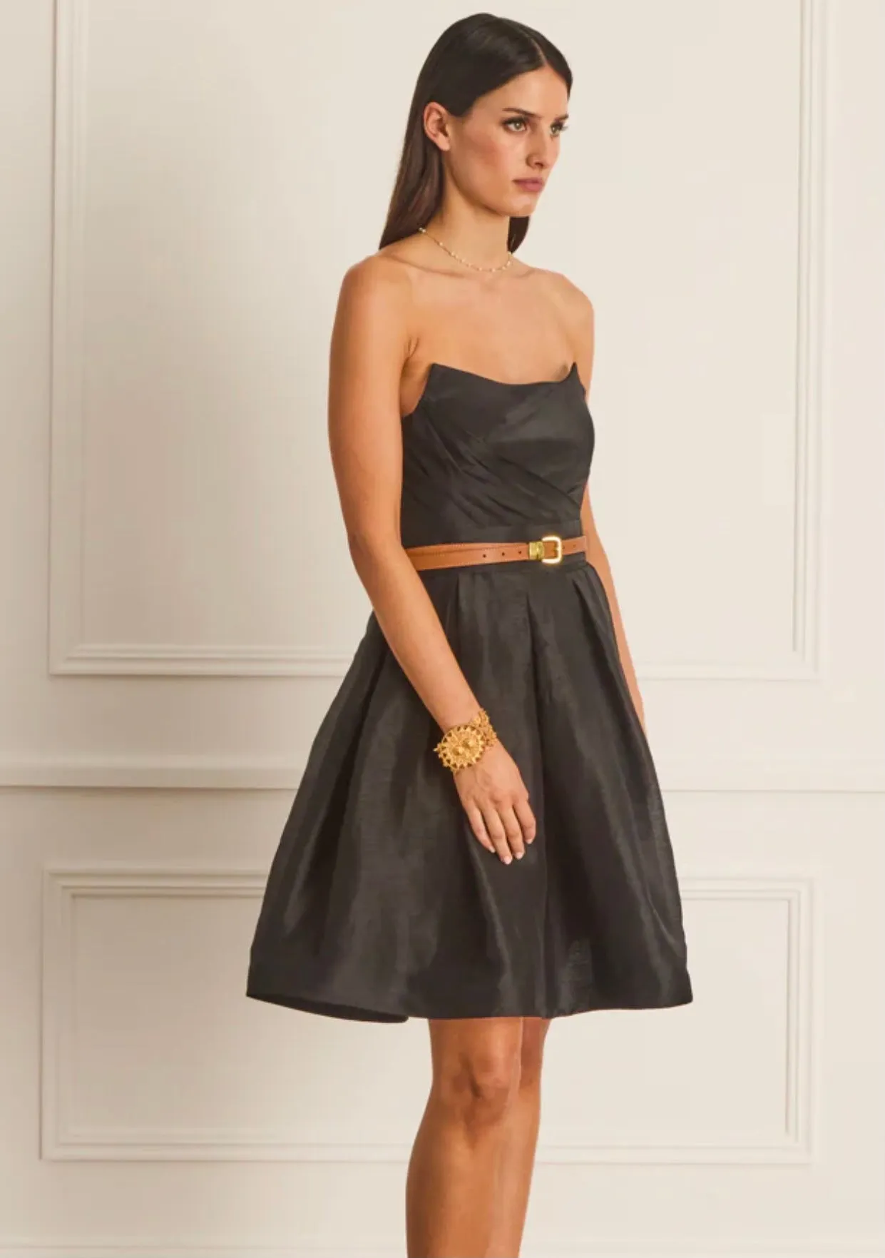 Simone Mini Dress - Sparrow Black