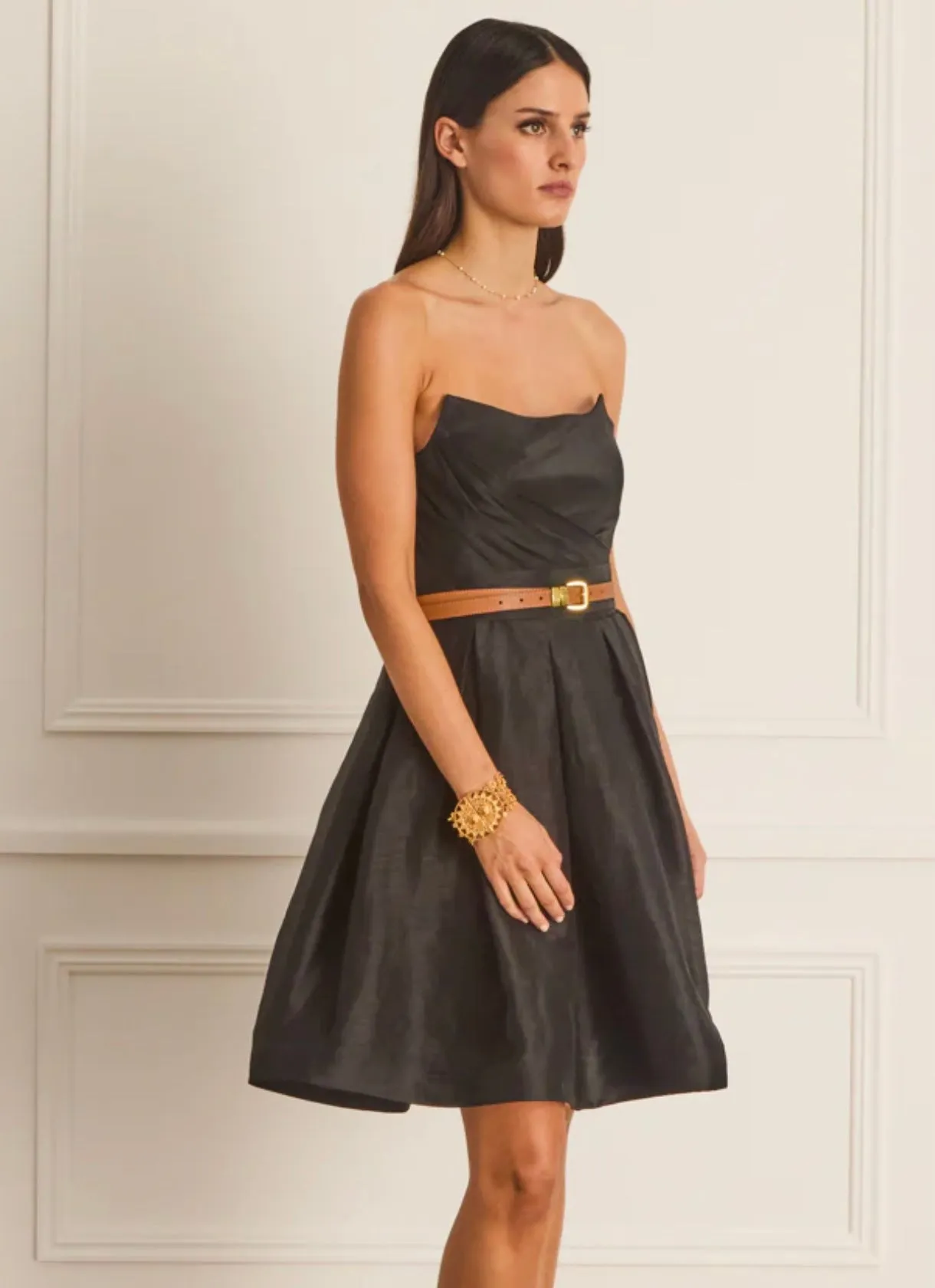 Simone Mini Dress - Sparrow Black
