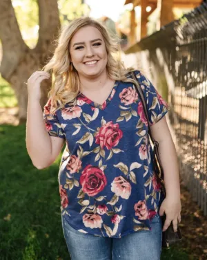 SIMPLY FLORAL IN NAVY in store