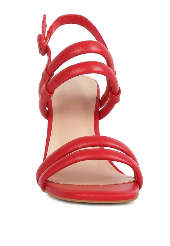 Slim Block Heel Sandal