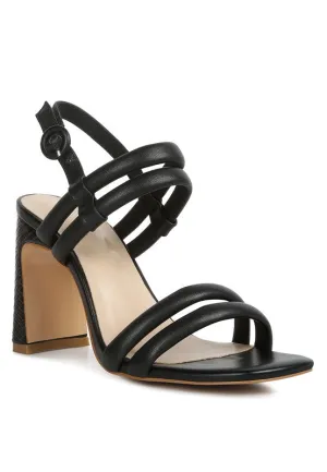Slim Block Heel Sandal