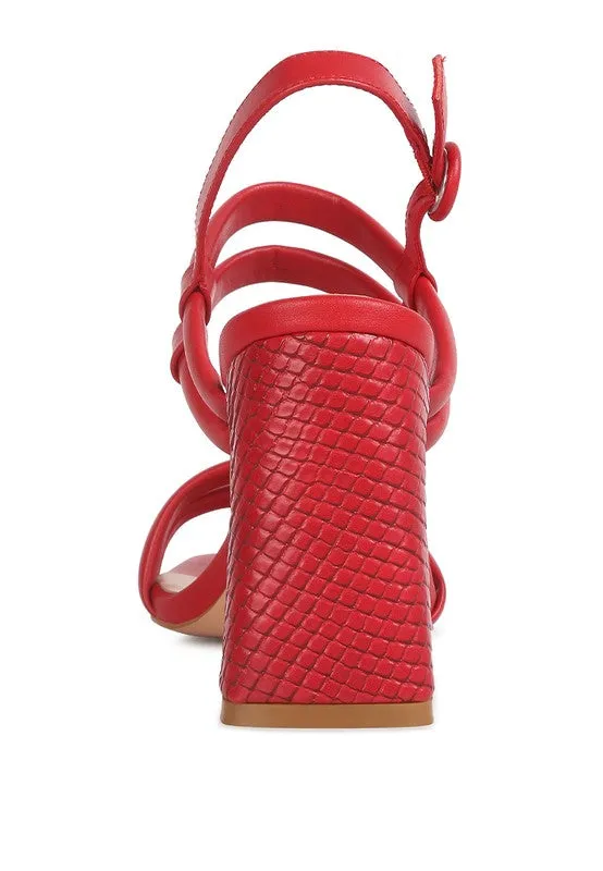 Slim Block Heel Sandal