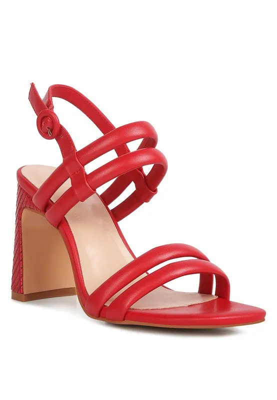 Slim Block Heel Sandal