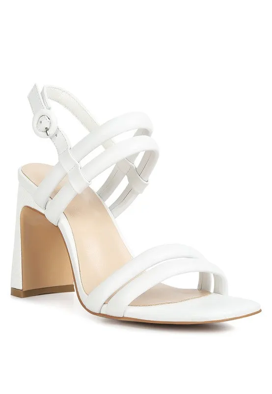 Slim Block Heel Sandal