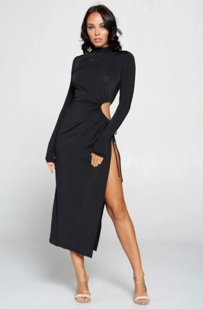 Slit Decisions Maxi Dress