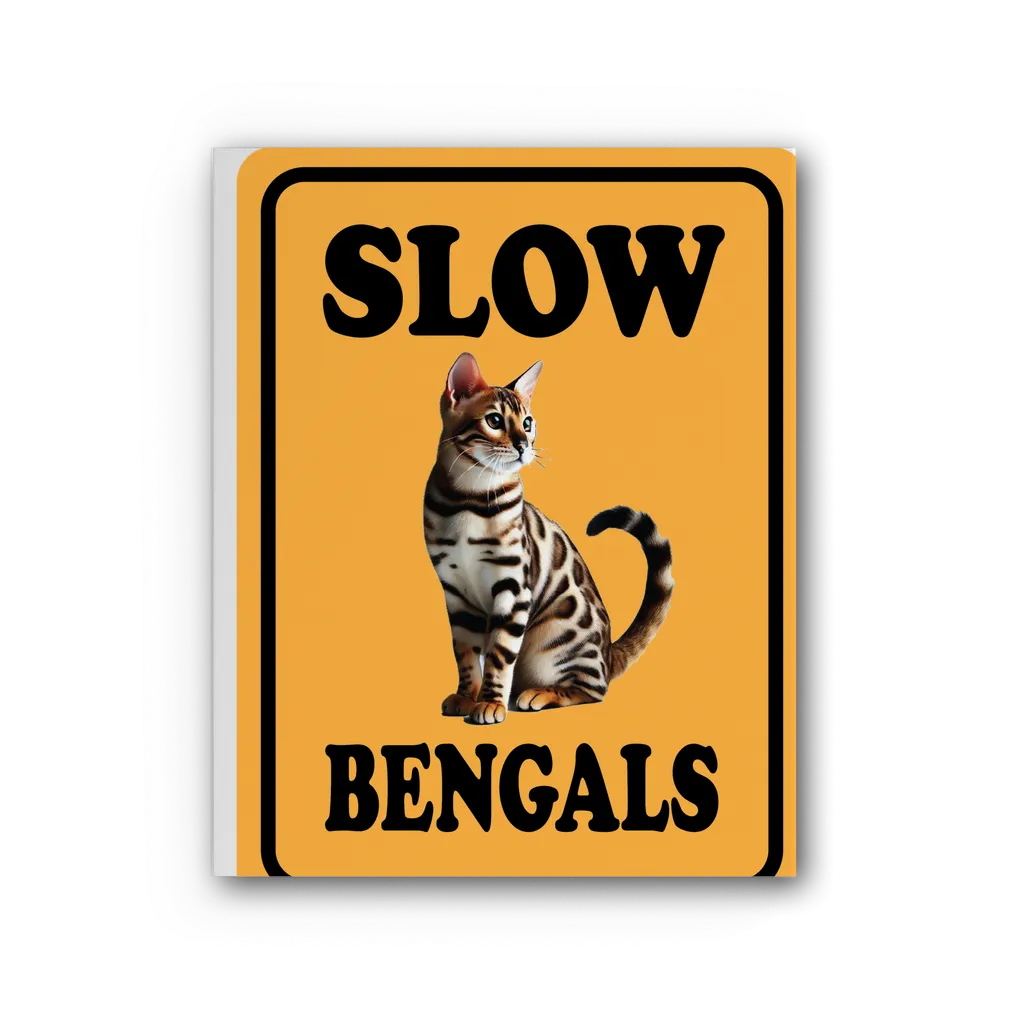 slow bengals Premium Stretched Canvas