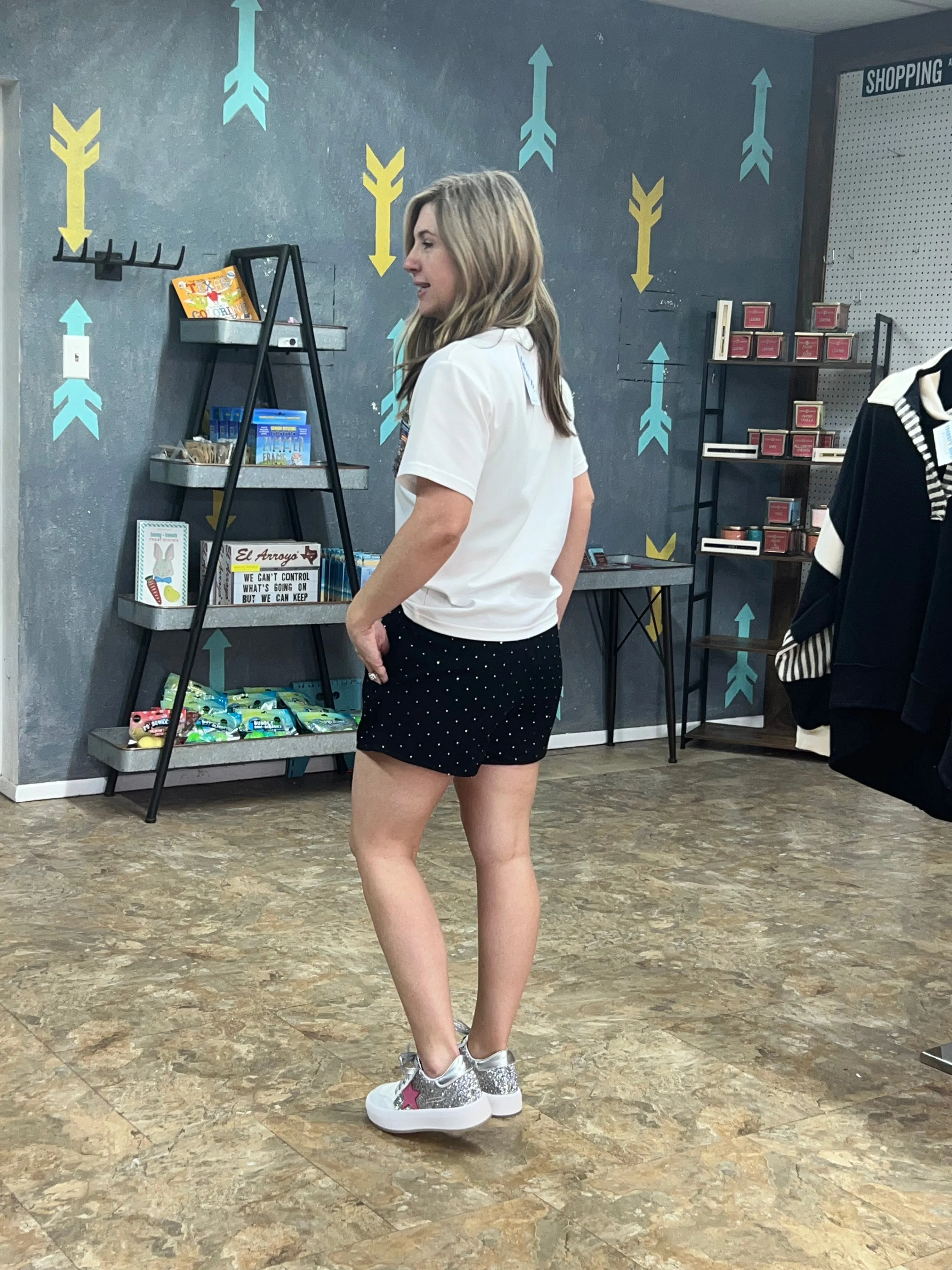 Sparkly and Cozy Shorts