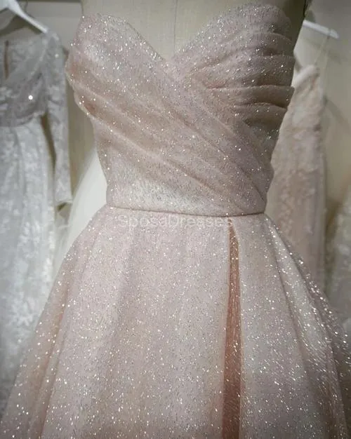 Sparkly Sexy Backless Sweetheart Long Evening Prom Dresses, Evening Party Prom Dresses, 12313