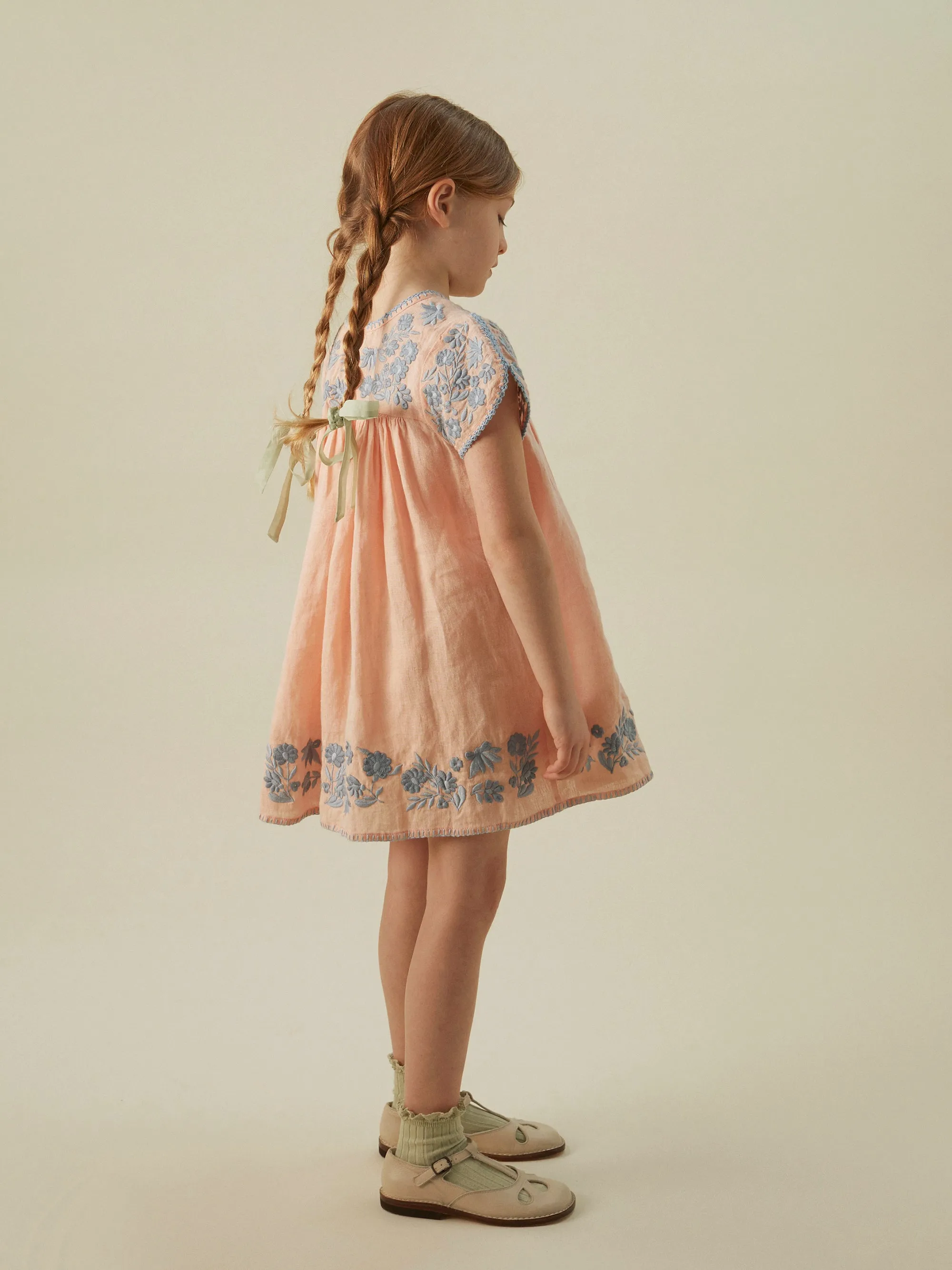 Stevie Dress, Pale Rose