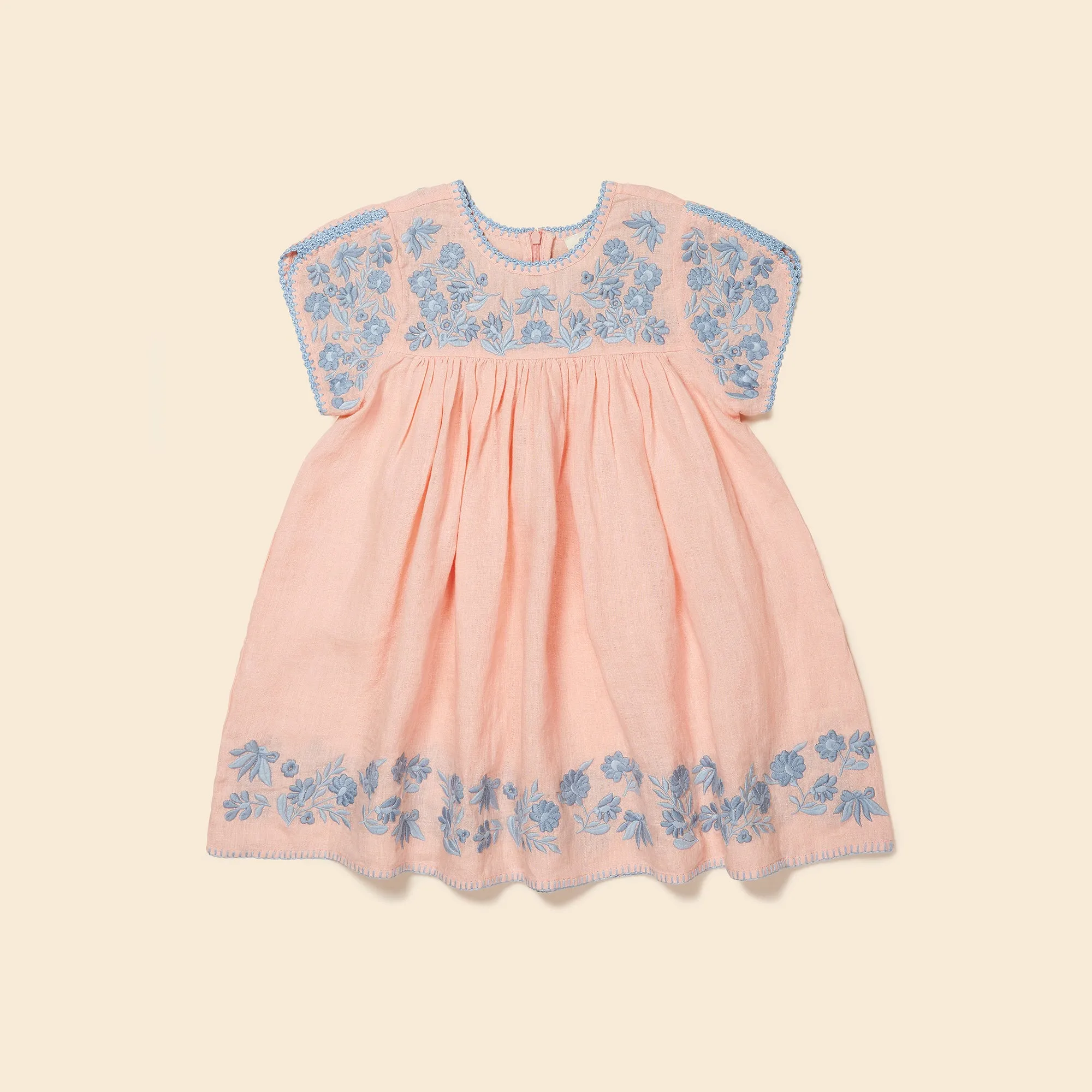 Stevie Dress, Pale Rose
