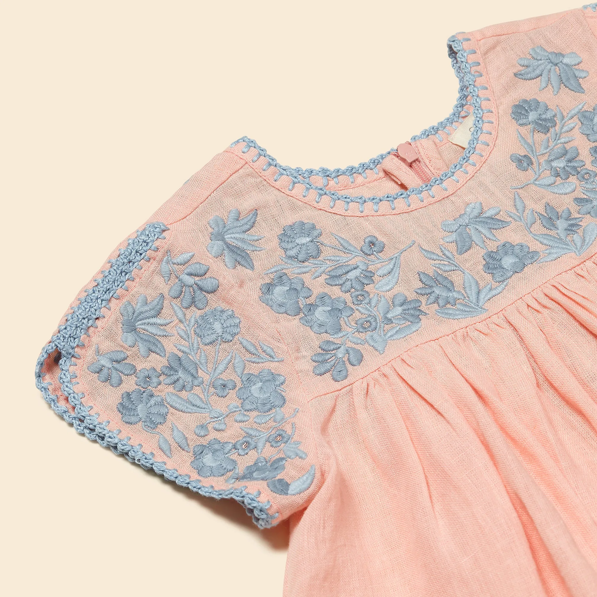 Stevie Dress, Pale Rose