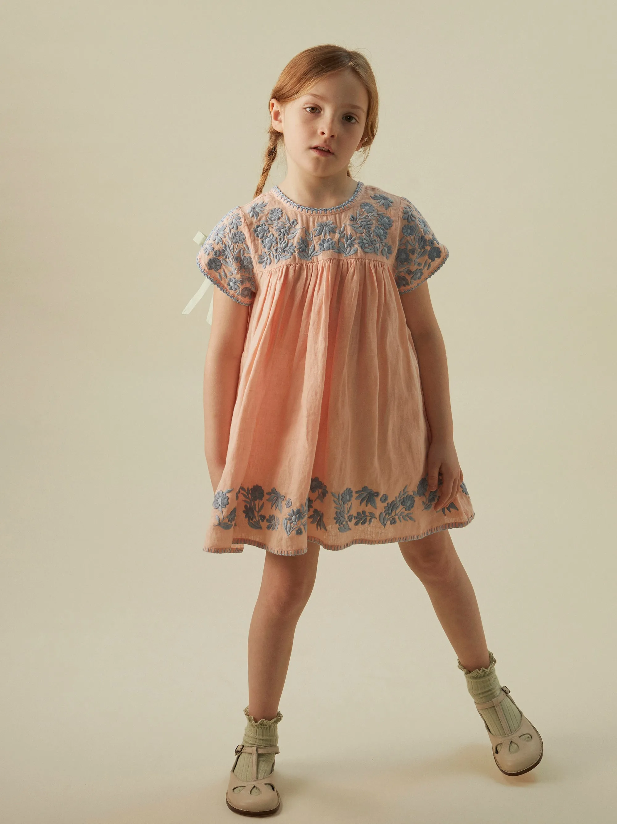 Stevie Dress, Pale Rose