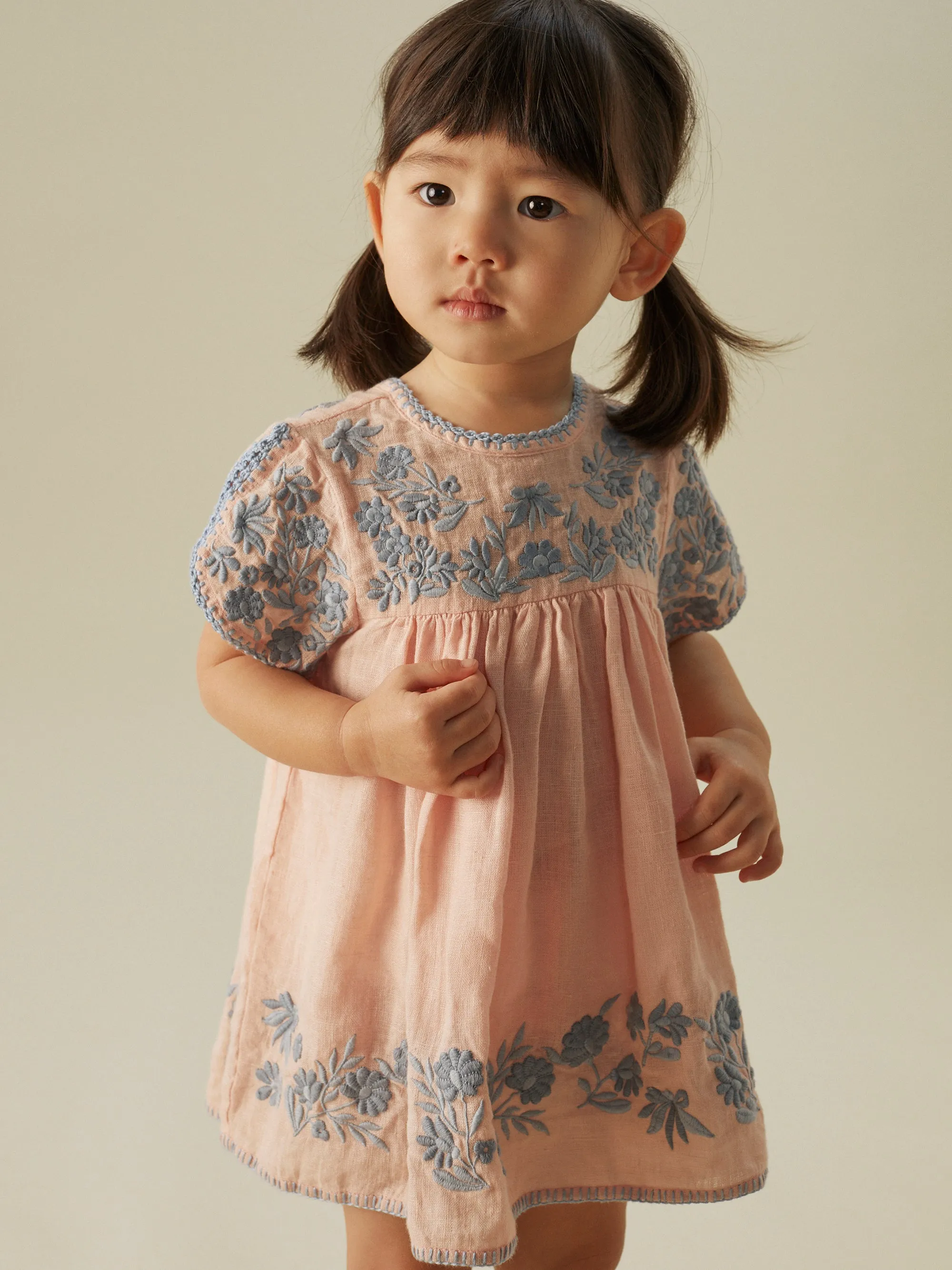 Stevie Dress, Pale Rose