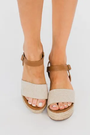 Sugar Koko Wedges- Natural Cognac