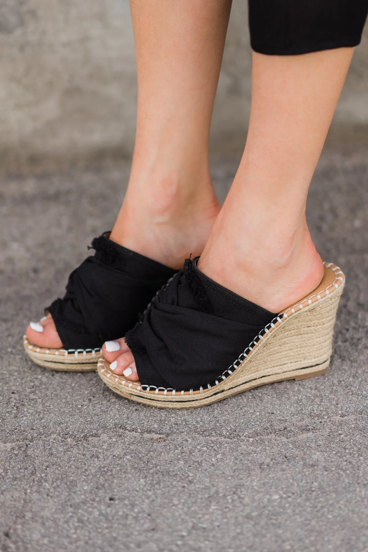 Sugar Wedges - Black Canvas