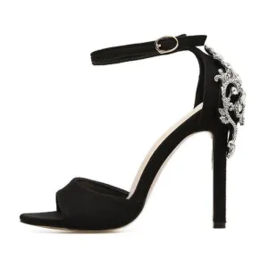 Summer Crystal Glitter woman Sandals Party Pump High Heels