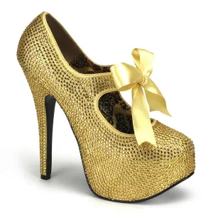 TEEZE-04R  Gold Rhinestones