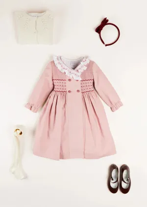 The Pink Hand Smocked Dress Girl Look