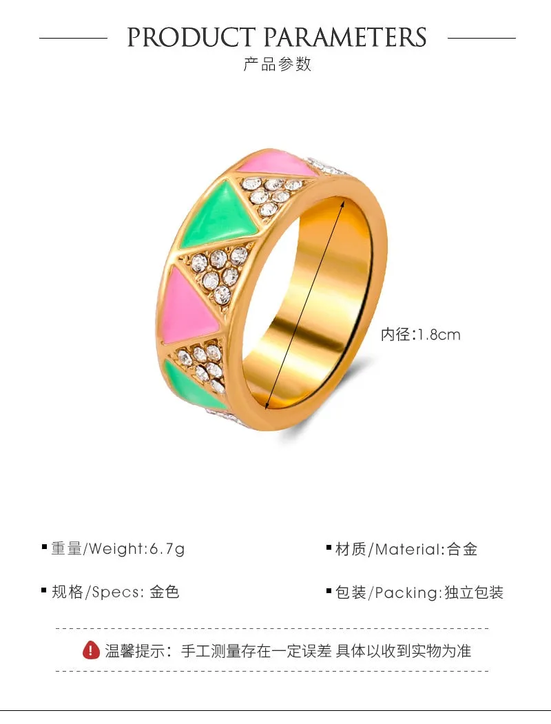 The "GeomAKAtric 💕💚" Ring