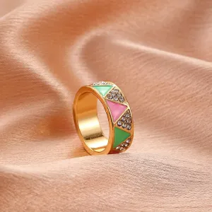 The "GeomAKAtric 💕💚" Ring