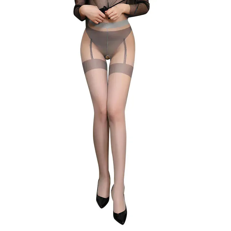 Thigh High Stockings Erotic Open Crotch Lingerie Stockings