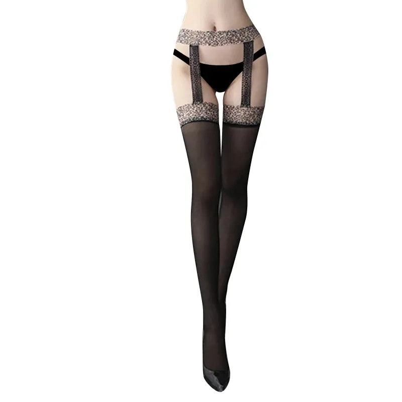 Thigh High Stockings Erotic Open Crotch Lingerie Stockings