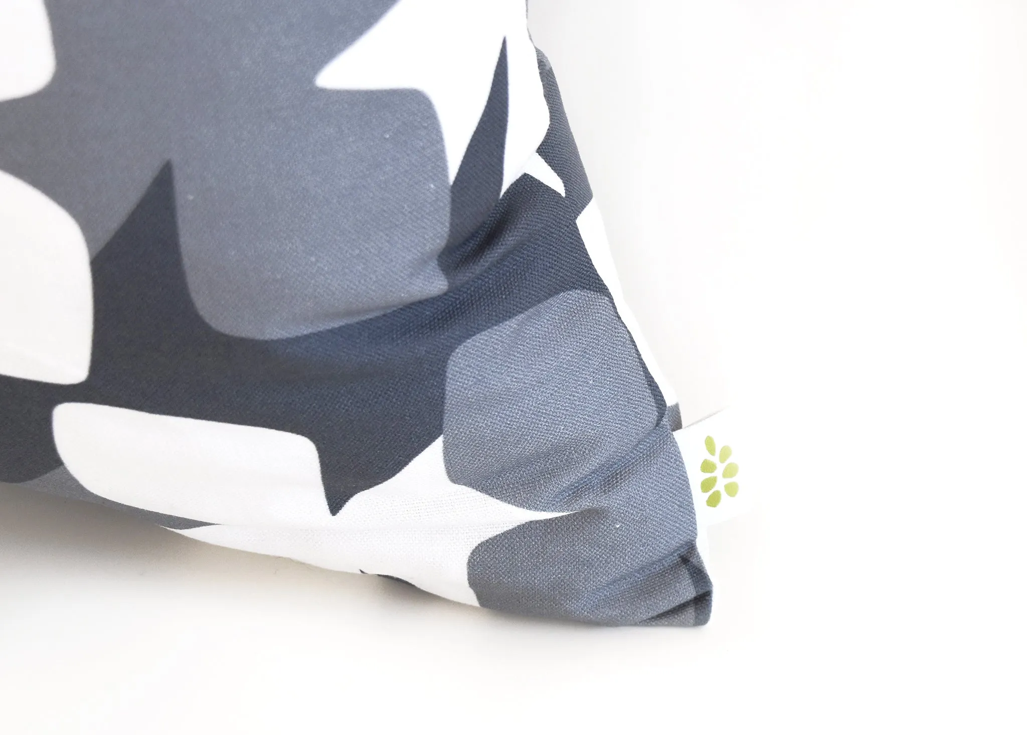 Tilt Linen Cotton Pillow (18x18) – Charcoal