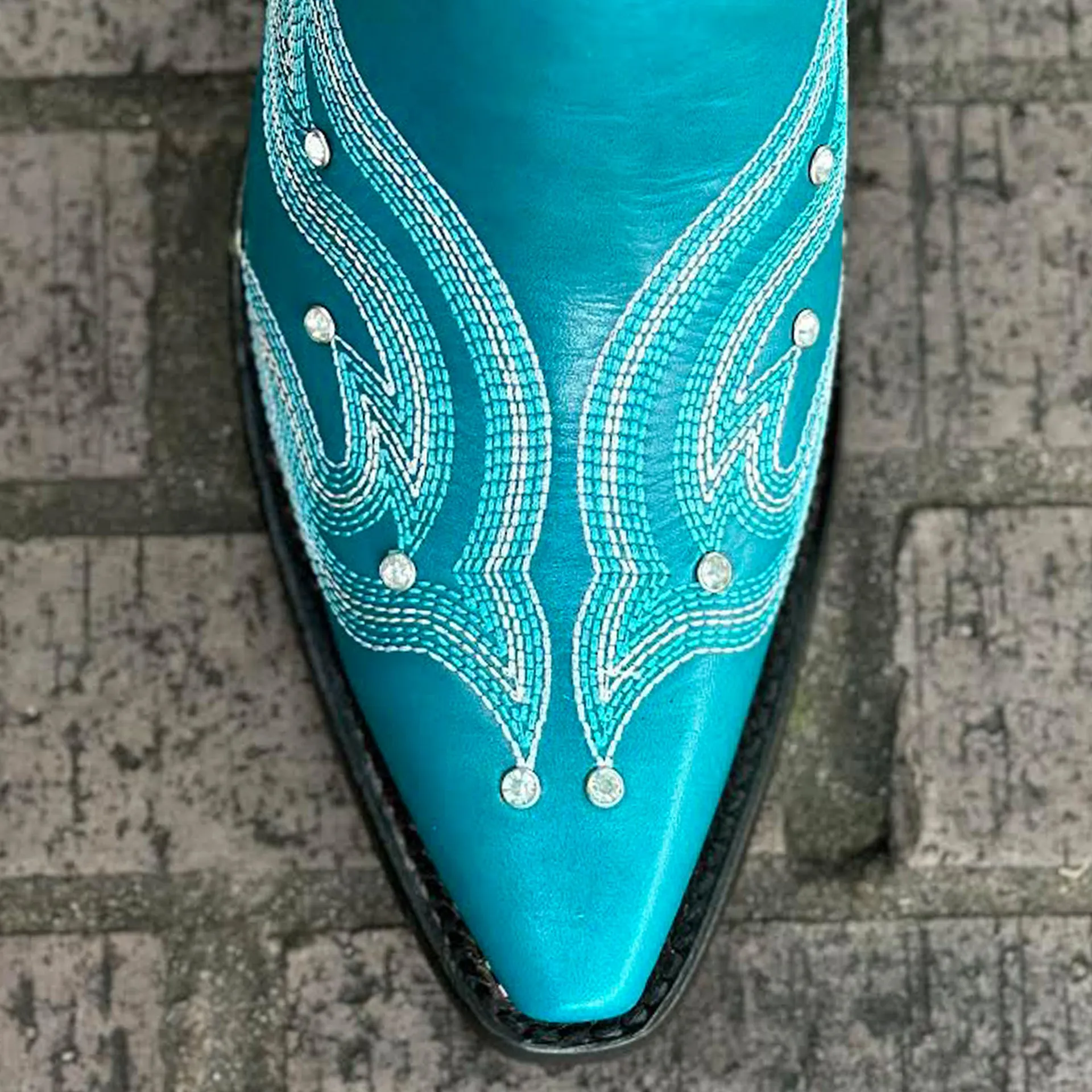 Turquoise Rhinestone