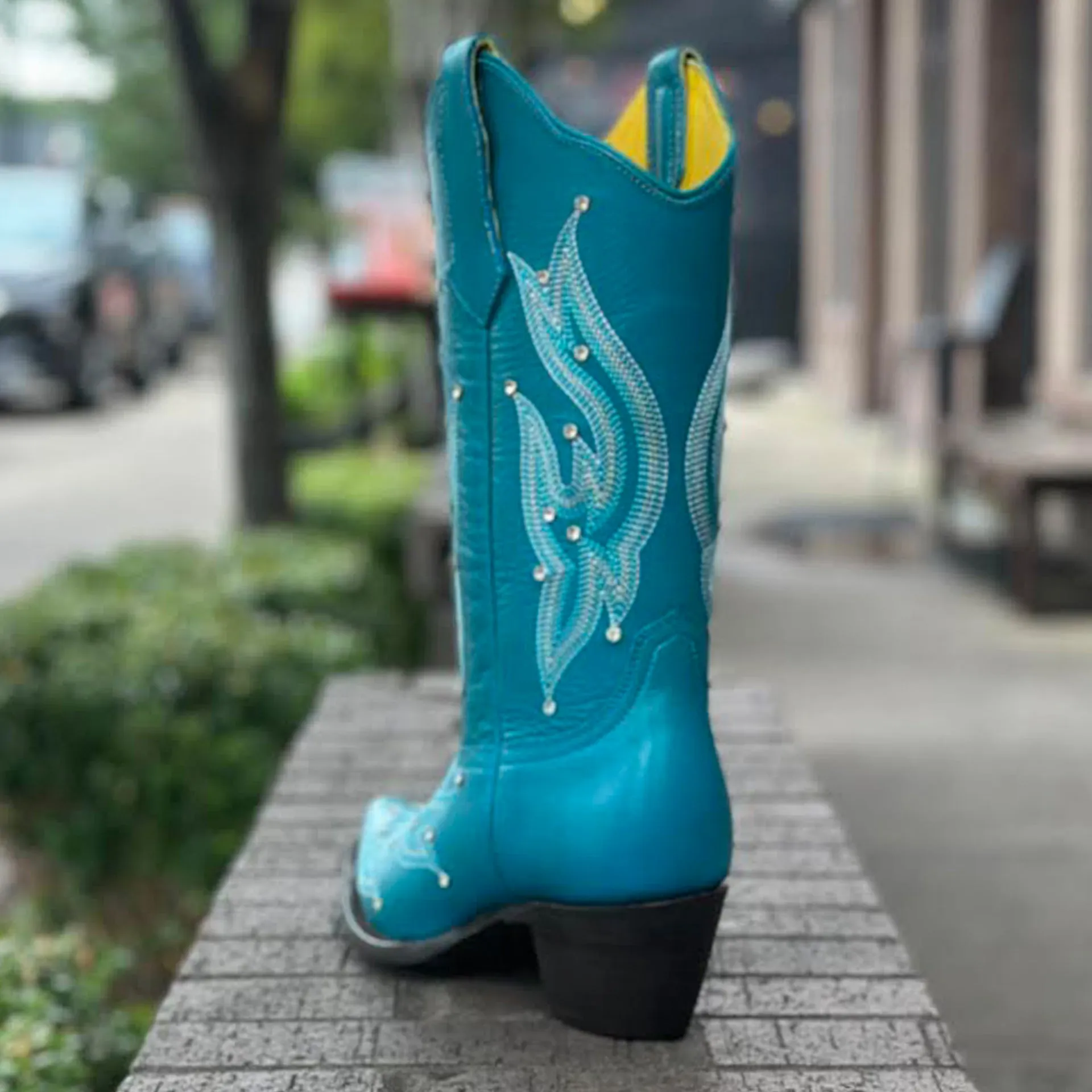 Turquoise Rhinestone