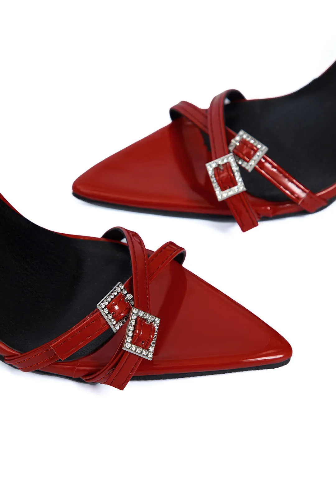 Unity - Sparkling Evening Style Woman's Rhinestone High Heels