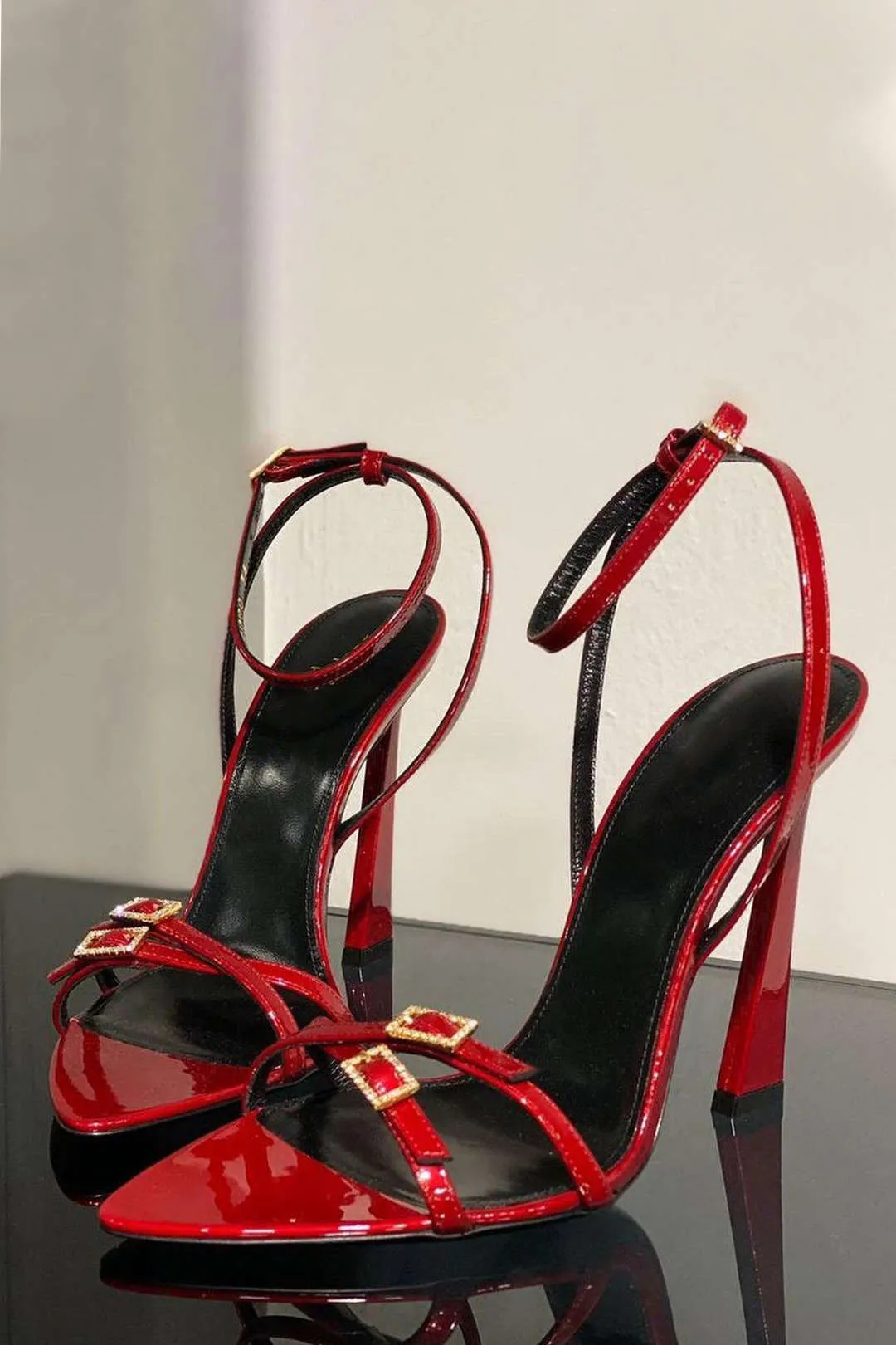 Unity - Sparkling Evening Style Woman's Rhinestone High Heels