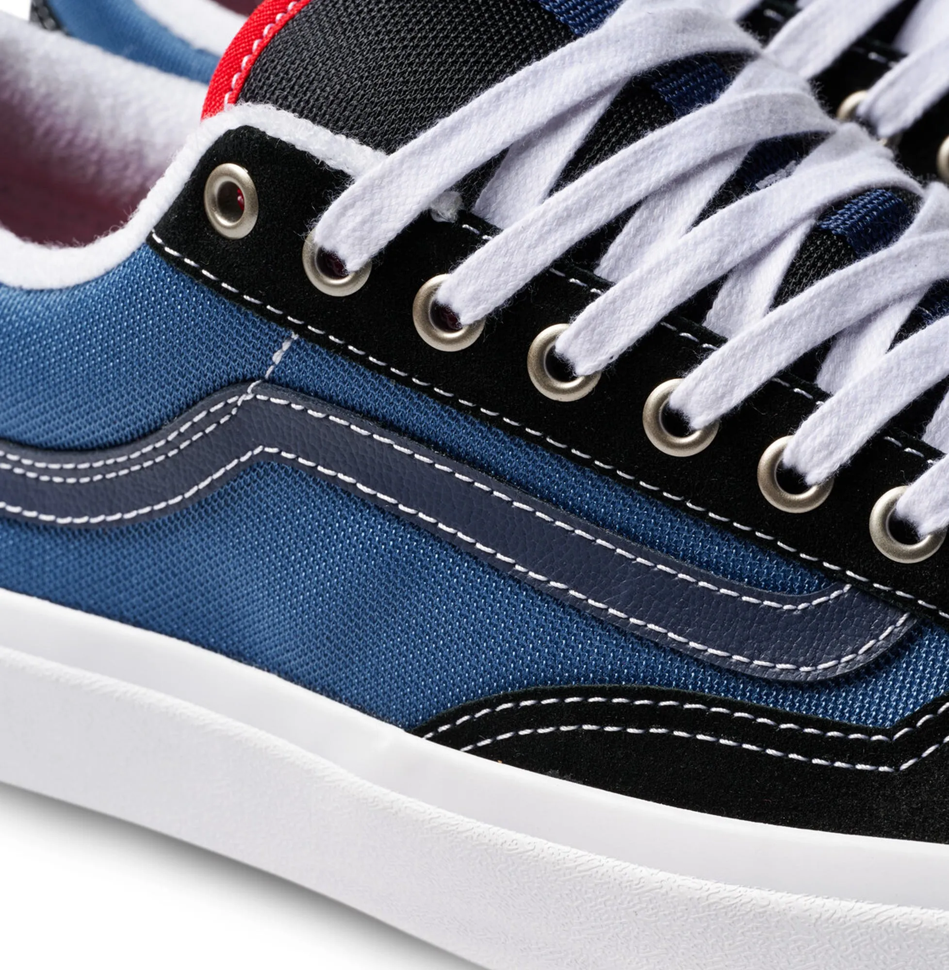 Vans Skate Old Skool 36  Shoes - Navy/Red