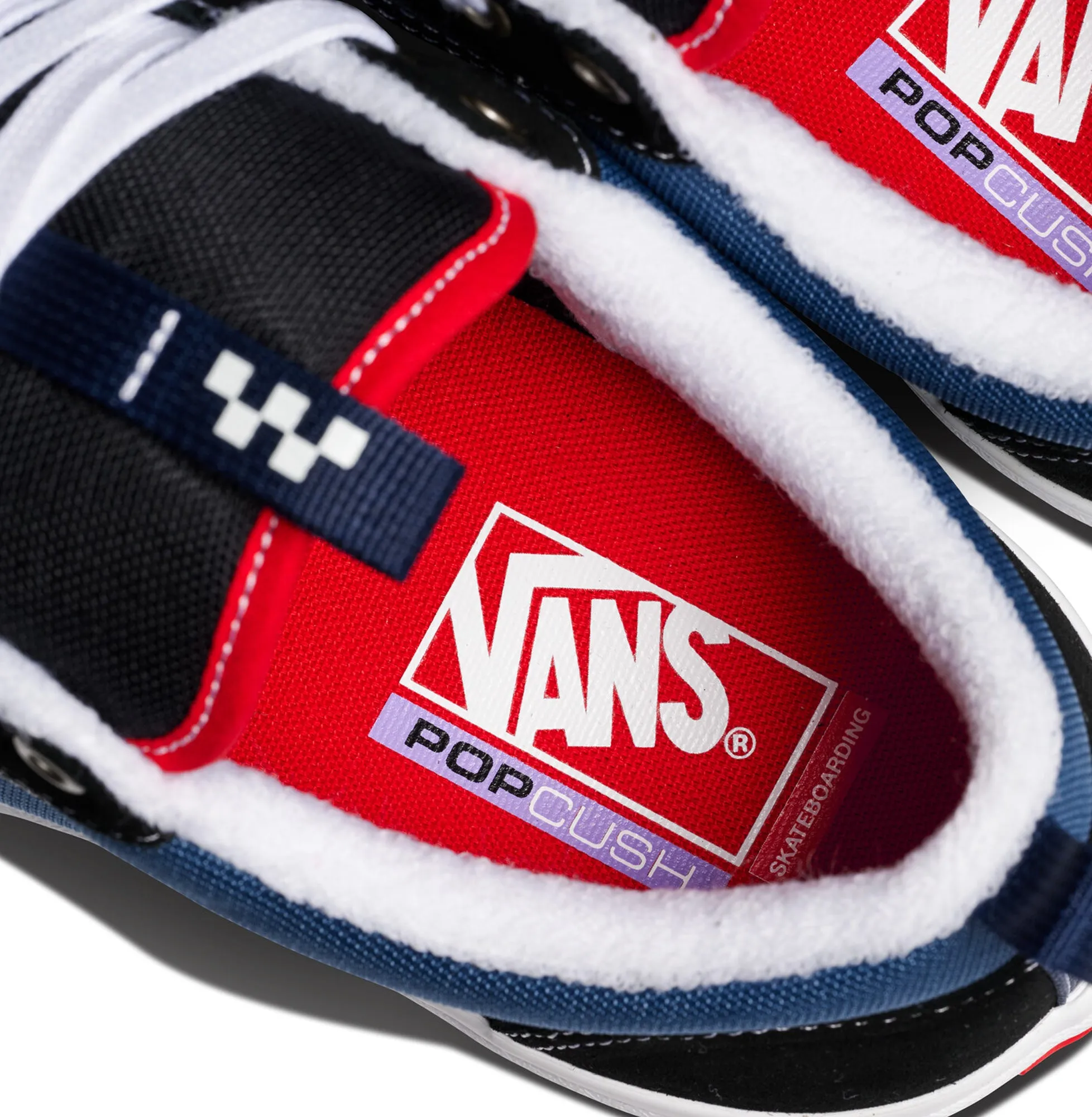 Vans Skate Old Skool 36  Shoes - Navy/Red