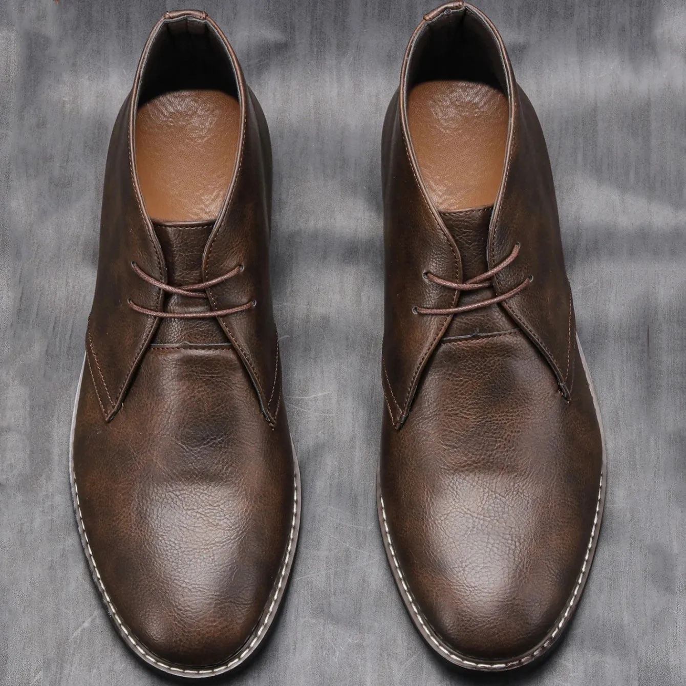 VintageStep Retro Herren Lederstiefel