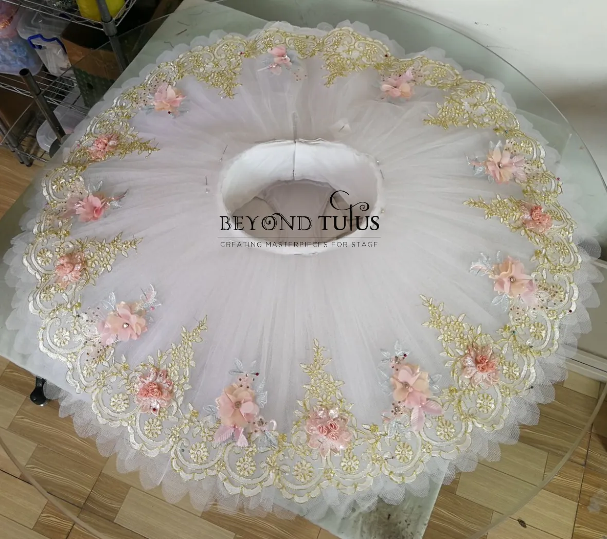 White Floral Tutu
