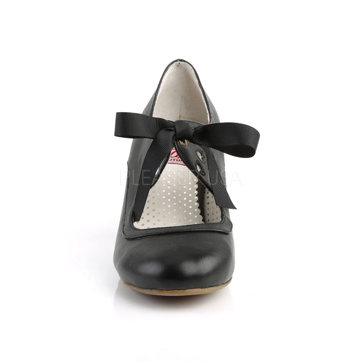 WIGGLE-32  Black Faux Leather