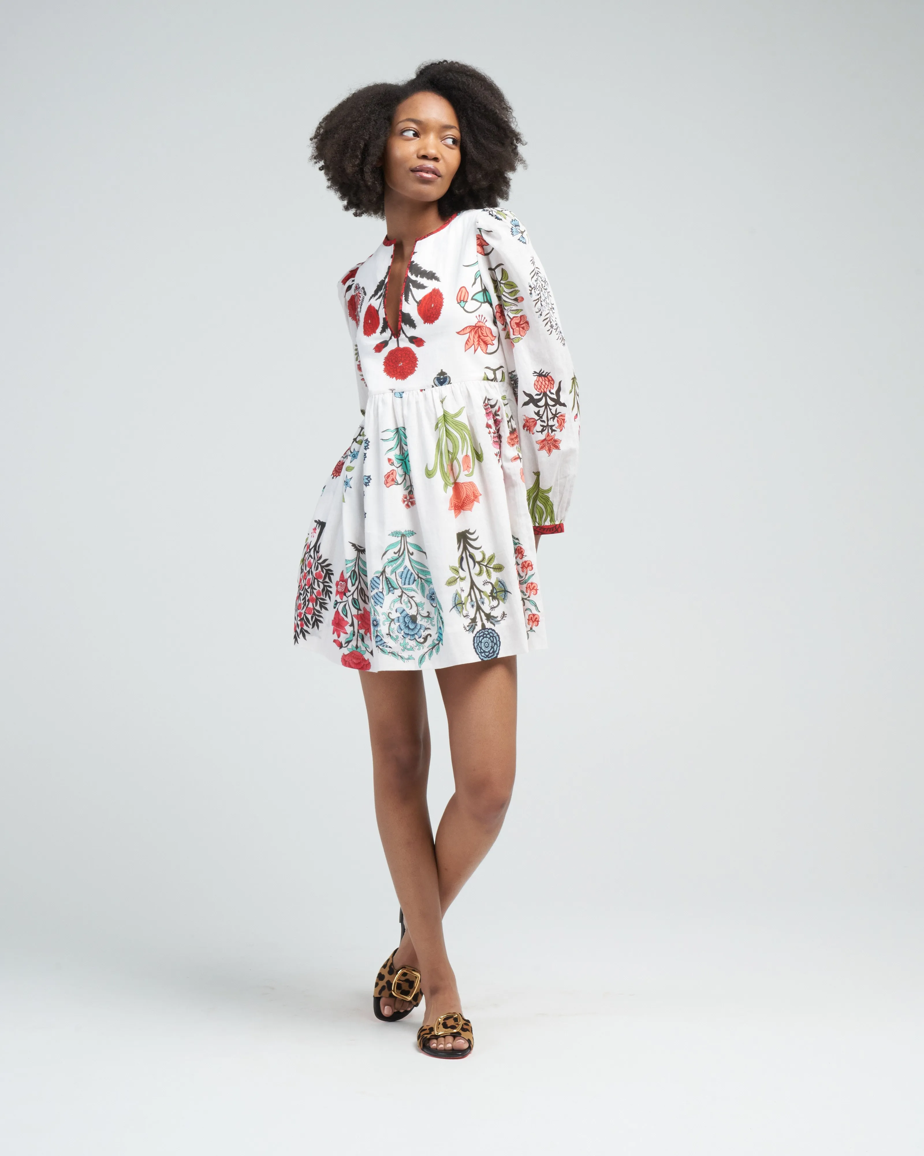 winslow flower show dress - multi rainforest
