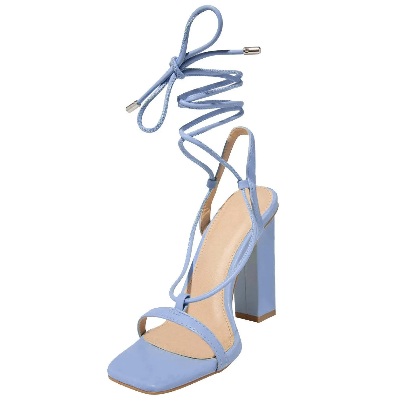 Women Fashion Open Toe Ankle Strap Shoes Wedge Heels