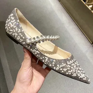 Women Rhinestone Pumps Wedding Shoes