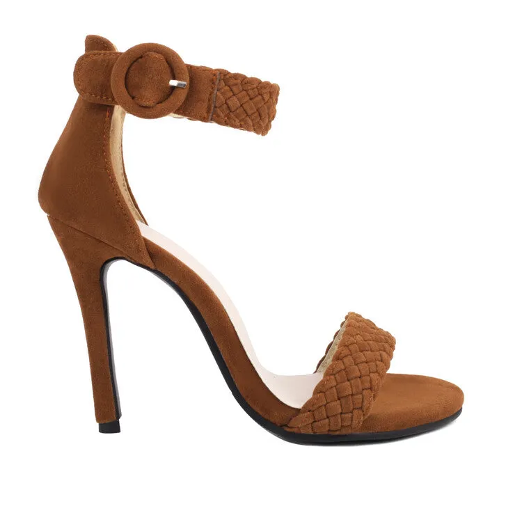 Women's Ankle Strap Stiletto Heel Sandals
