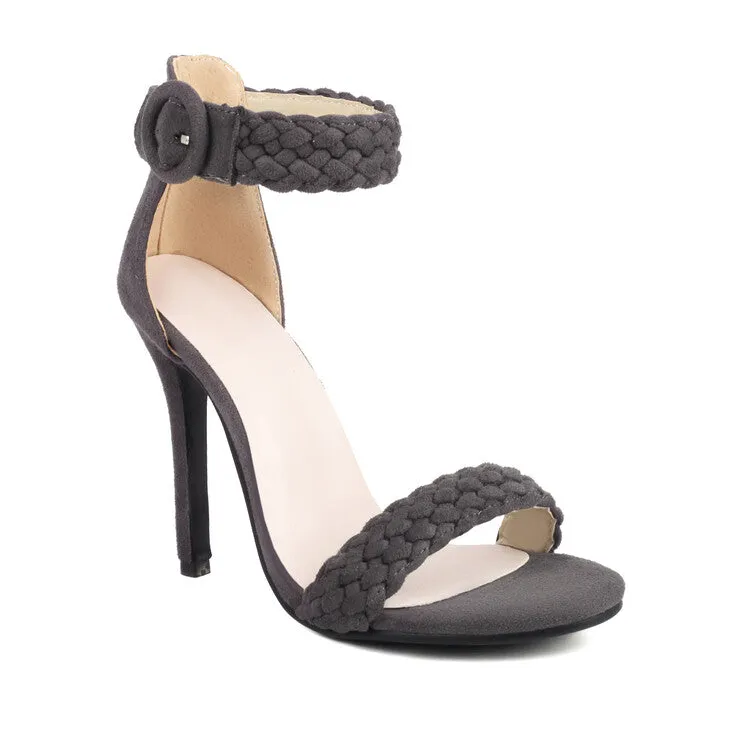 Women's Ankle Strap Stiletto Heel Sandals
