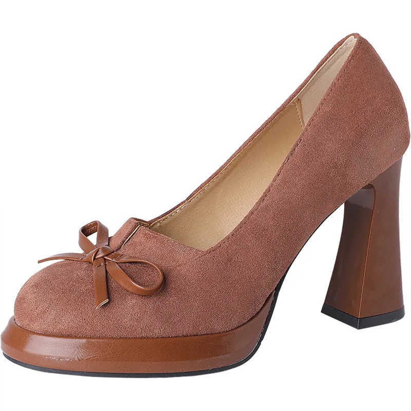 Women's High Spring French Style Temperament Wind Women's Shoes