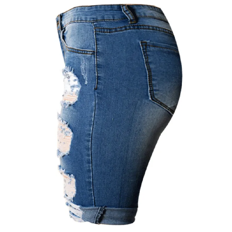 Womens High Waist Sexy Jeans Shorts