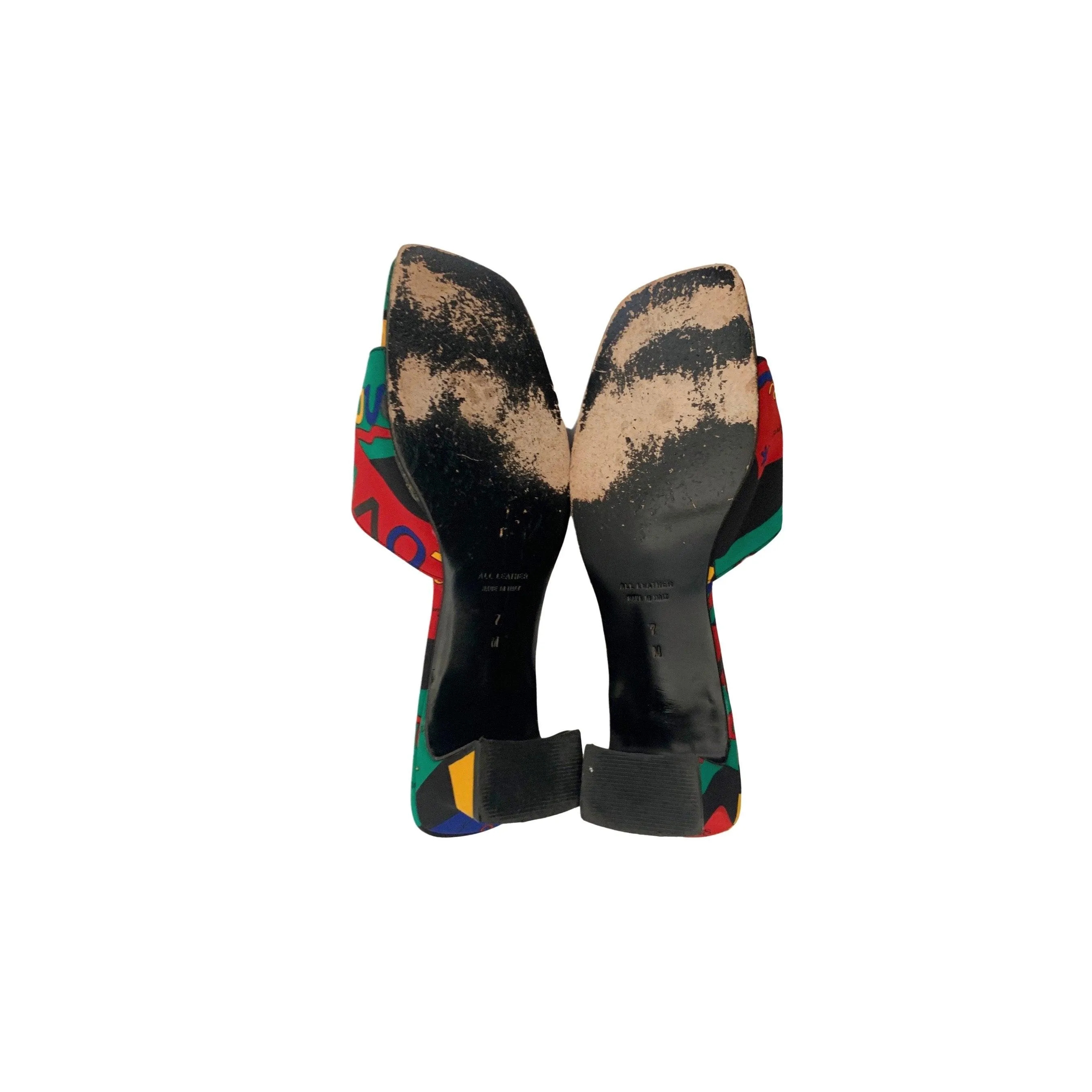 YSL Logo Satin Mod Heels