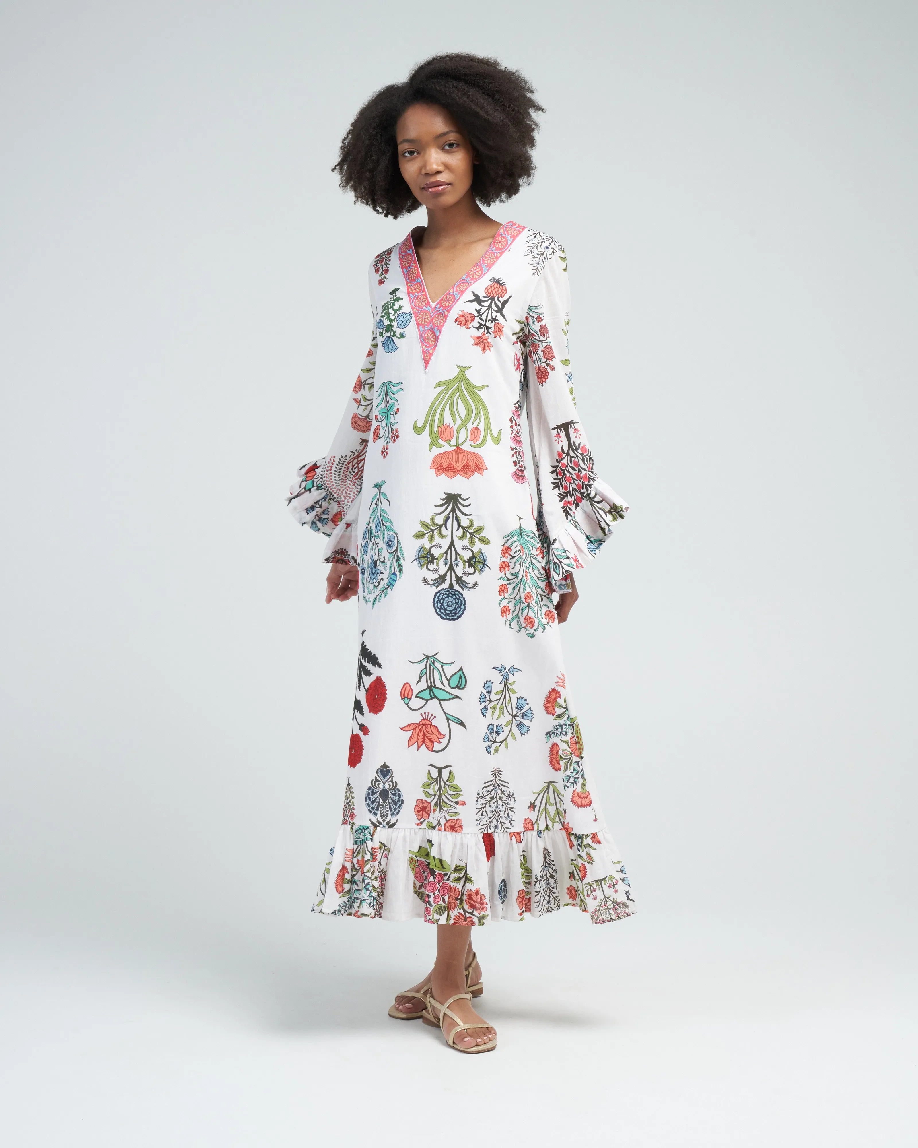 zelda flower show dress - multi rainforest